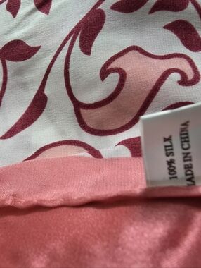 Lovely Pinks, Silk Scarf, Vintage Scarf, Florals
